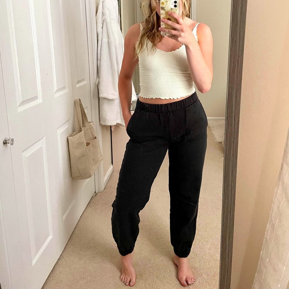 Brandy Melville Rosa Sweatpants Charcoal Grey
